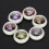6 Boxes Colorful Round Plastic Sequins for DIY Crafts, 6 Pack 12
