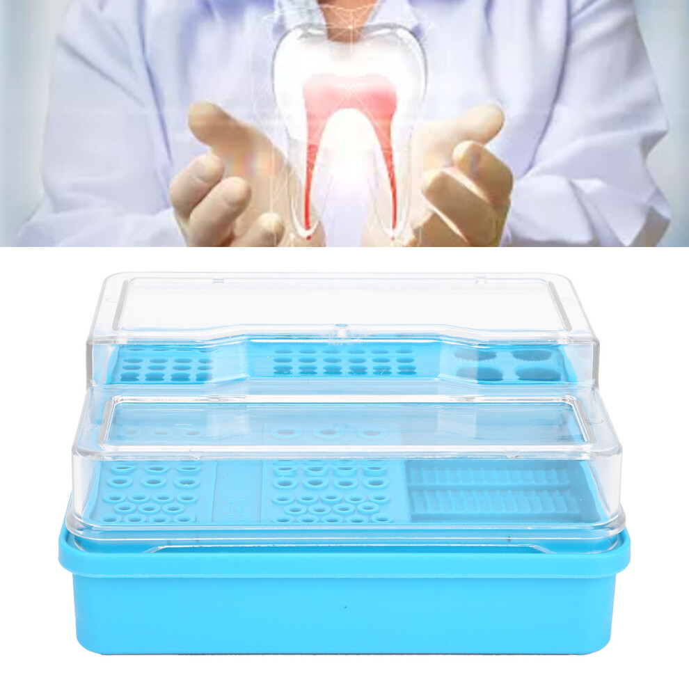 Versatile Dental Endo Storage Box with 91 Holes and High Temp Autoclave