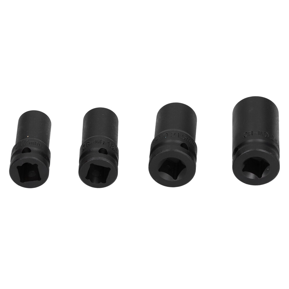 High-Strength 4Pc Lug Nut Extractor Set With Protective Sheath 8321358829405
