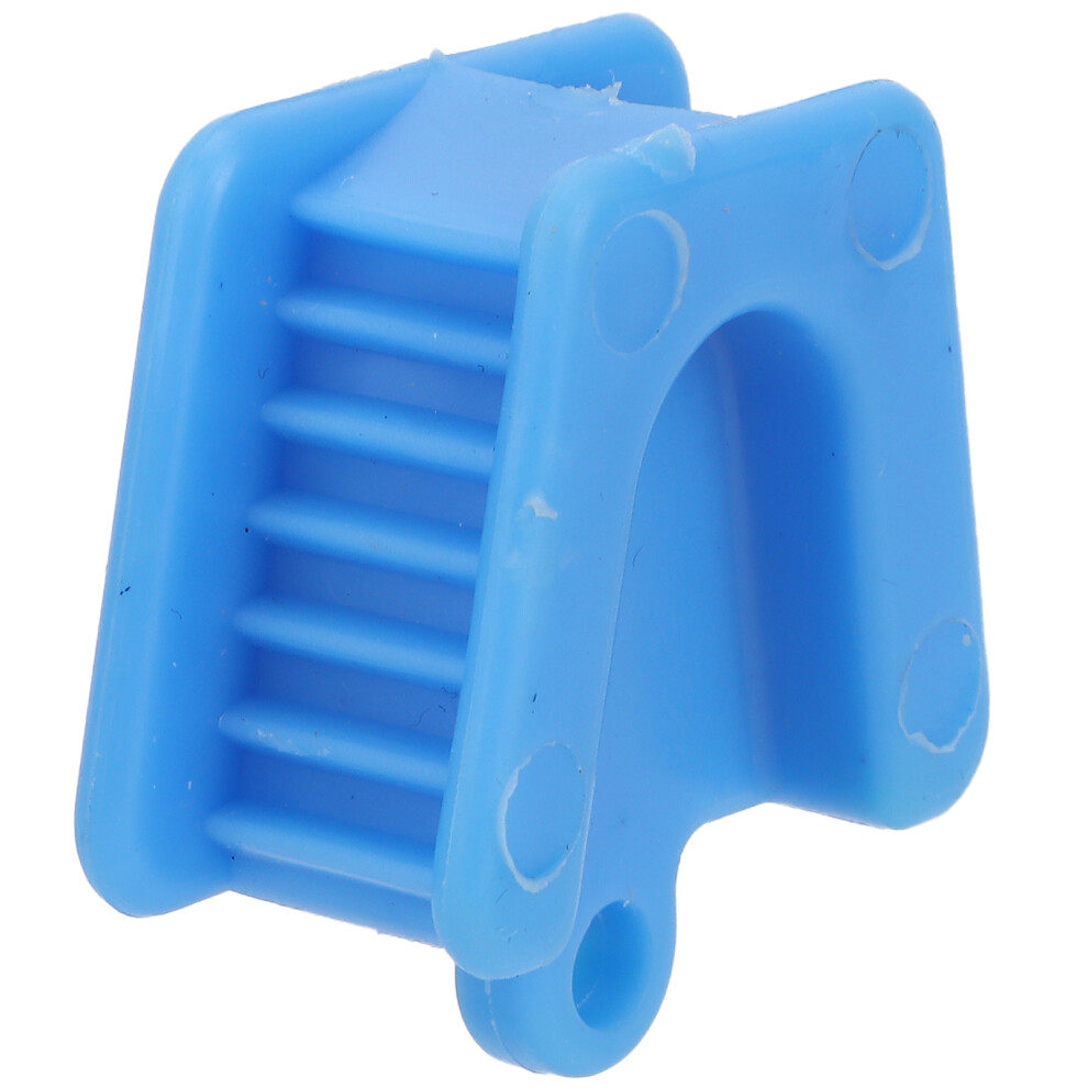 Silicone Dental Mouth Props Bite Blocks Cheek Retractor Blue M 34.5x36.5x17mm