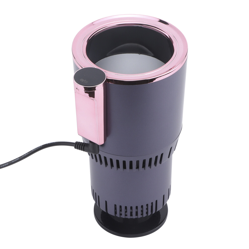 Universal 2-In-1 Cooler Warmer Cup Holder Abs Aluminum 166Mm 4381358831635