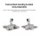 Adjustable Drone Action Camera Adapter for GO 3S & GO3, ABS Carry Bracket 8