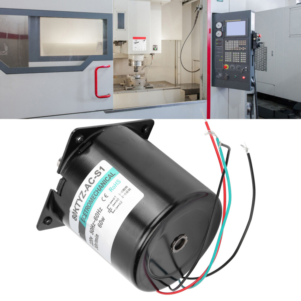 60W Ac Synchronous Motor 30Rpm/220V Low Speed Capacitance Magnet 8341358833059