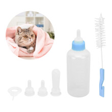 Futternapf für Haustiere mit Silikonschnuller, 10,93,5 cm, Blau