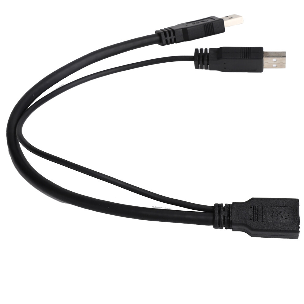 30Cm Extension Cable Converter Usb 3.0 Female To Dual Male For 2.5In Mobile Hdd 6951358833977