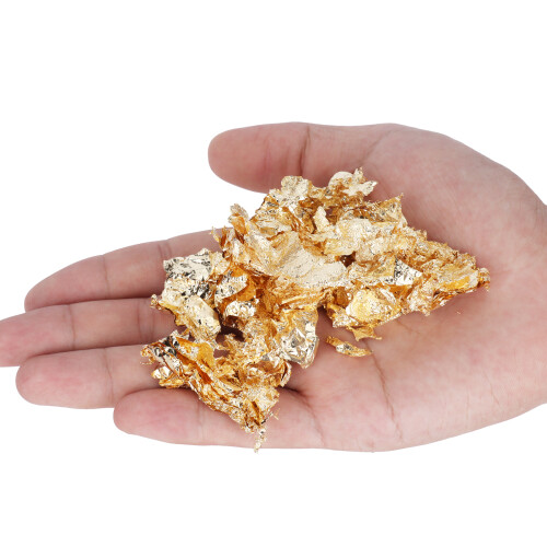 Paillettes d'aluminium dorées pour résine époxy 2