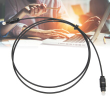 Câble à fibre optique PVC 1 m Port carré plaqué-or