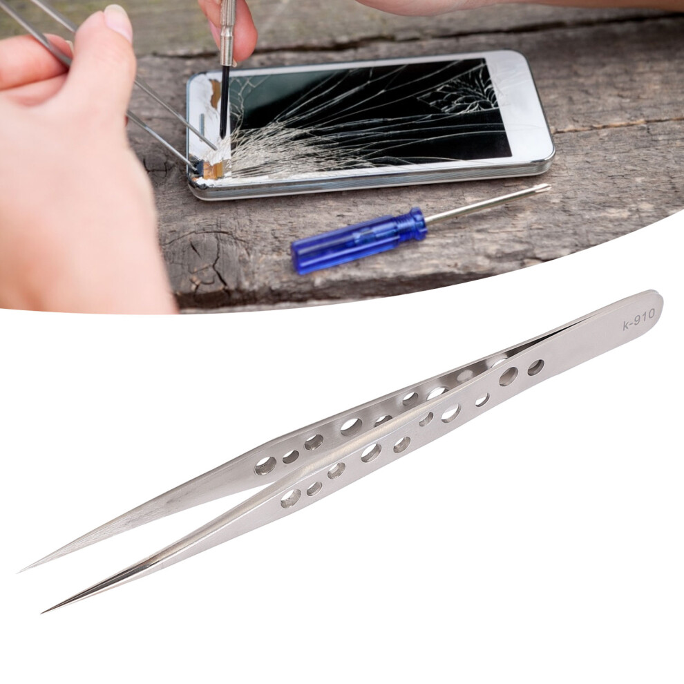 AntiStatic Stainless Steel Tweezers for Circuit and Digital Maintenance