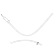 2PCS Aluminum Brake Bleeder Hose Kit for Motorcycles, 5mm ID 8mm OD