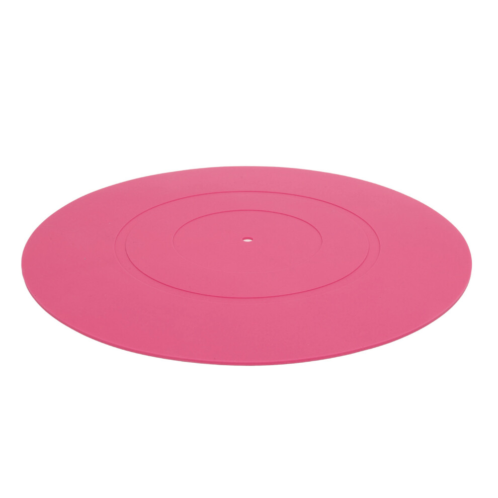 Rubber Turntable Mat 12In For Lp Record Player Reduce Noise Tighter Bass 8491358840264