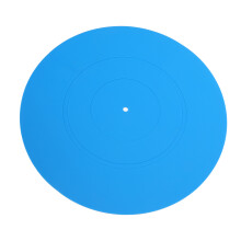 Universal Rubber Turntable Mat 30.5cm Blue for LP Record Players
