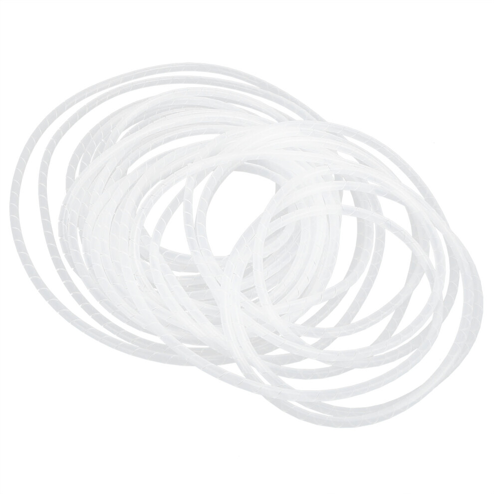 Spiral Wire Cable Sleeve White Î¦16Â4M Flexible Cord Organizer Heavy Duty 3531358840521