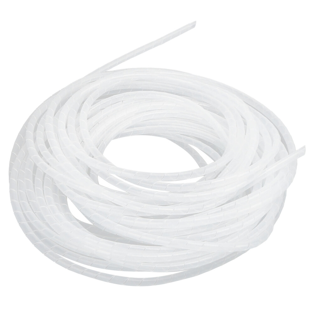 Spiral Wrap Cable Sleeve Flexible White Î¦6-13M Cord Management Host 9341358840544