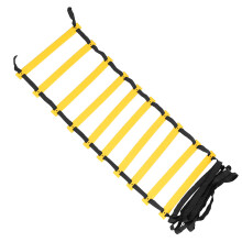 Polypropylene Agility Speed Ladder for Soccer Fitness Black Rope 50x3.6cm