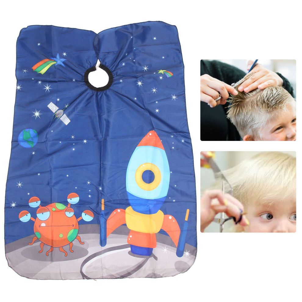 Children Haircut Cape Comfortable Professional Hairdresser Gown for Kids Salon