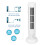 White Tower Fan USB Bladeless 2 Speed Quiet Portable Energy Efficient Cooler 6