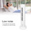 White Tower Fan USB Bladeless 2 Speed Quiet Portable Energy Efficient Cooler 4