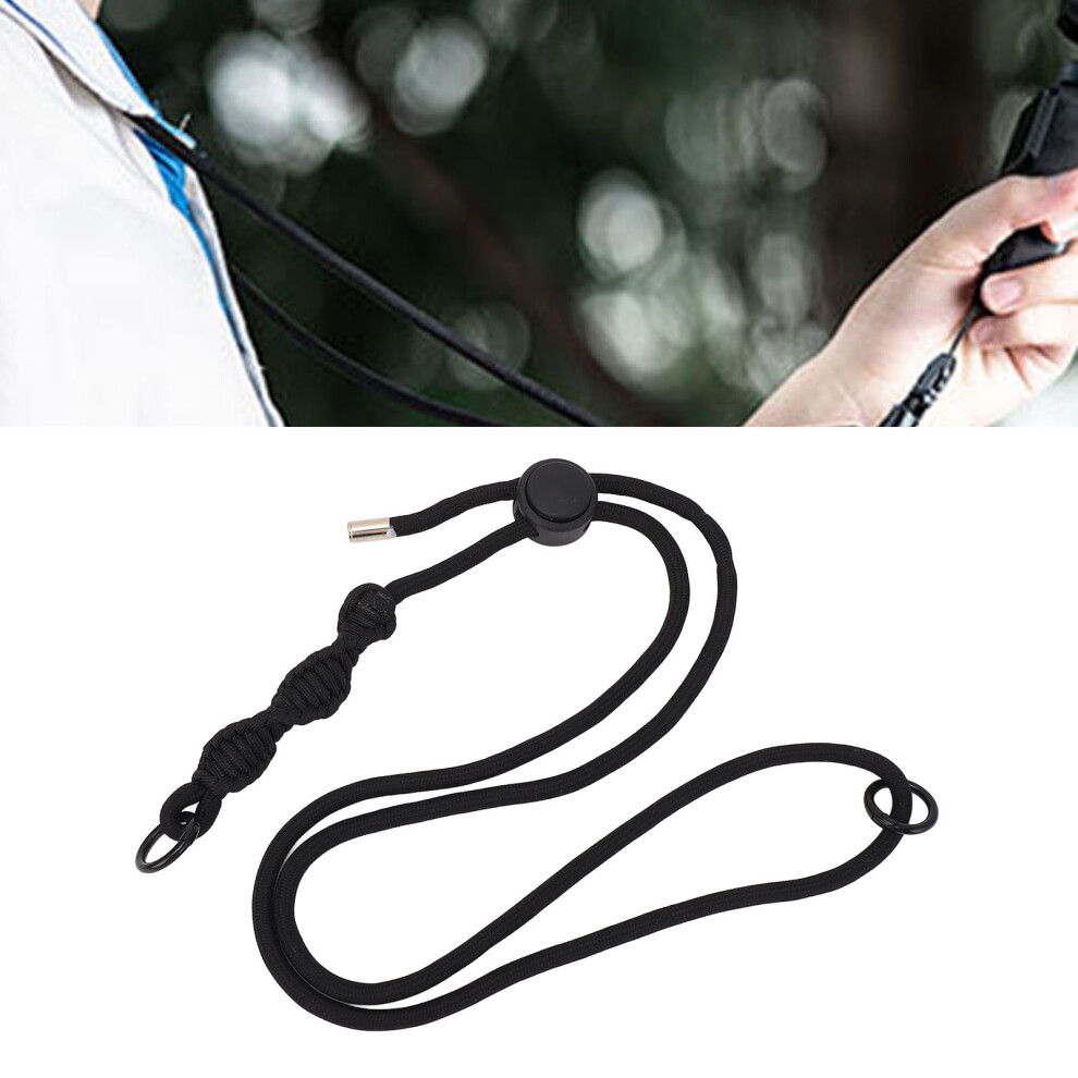 Adjustable Nylon Action Camera Anti Loss Rope For One X3, X4, Pocket 3 Black 4651358843809