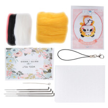 Needle Felting Kit Wool? Animal Plush Doll DIY Supplies Little Tiger 123# Craft