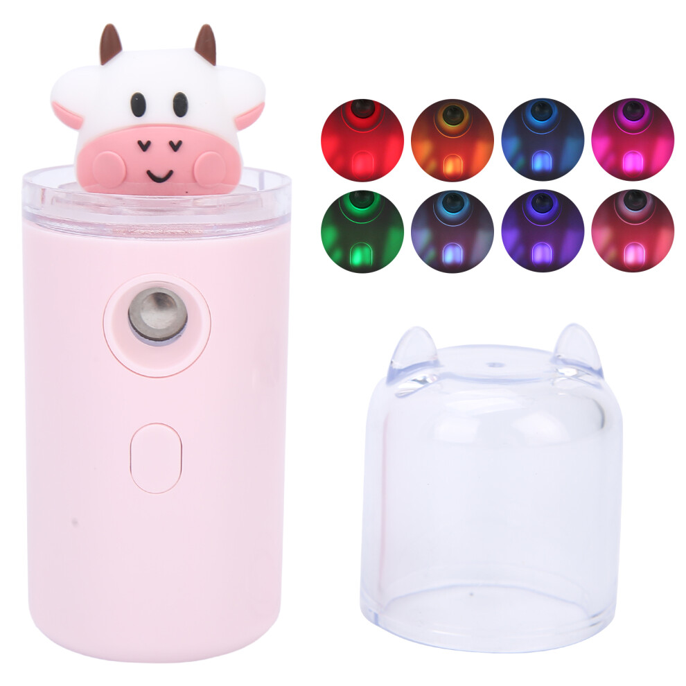 Pink Portable Facial Mist Sprayer - Abs, 2W, 250Mah Battery