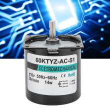 XD60KTYZ 14W moteur synchrone en cuivre, arbre 7x19 mm, AC110V
