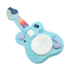 Buntes elektrisches Kinder-Gitarrenspielzeug für Kleinkinder, ABS, Batterien erforderlich