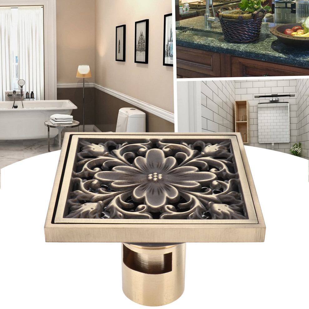 Versatile 10X10cm Floor Drain Accessory For Shower & Toilet 9331358849630