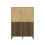 KAMARO 4DK SLIM/GŁ OAK ARTISAN DISPLAY CABINET 4