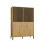 KAMARO 4DK SLIM/GŁ OAK ARTISAN DISPLAY CABINET 9