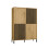 KAMARO 4DK SLIM/GŁ OAK ARTISAN DISPLAY CABINET 7