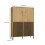 KAMARO 4DK SLIM/GŁ OAK ARTISAN DISPLAY CABINET 6