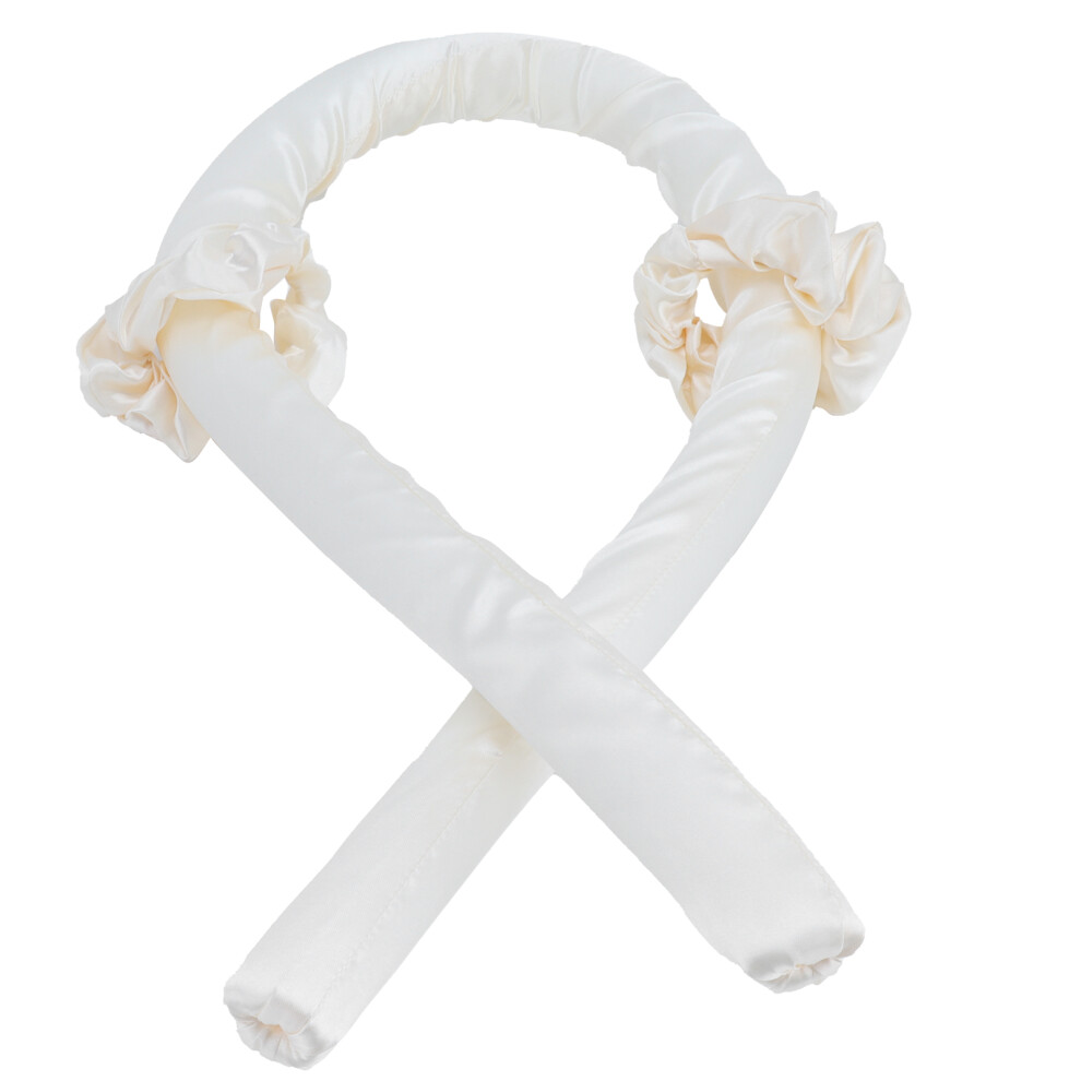 Yellow Heatless Curling Rod Headband Foam Sponge, 3X100cm,