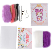 Nadel-Filz-Wollset 201# Elch Plüschpuppen Bastel-DIY-Material