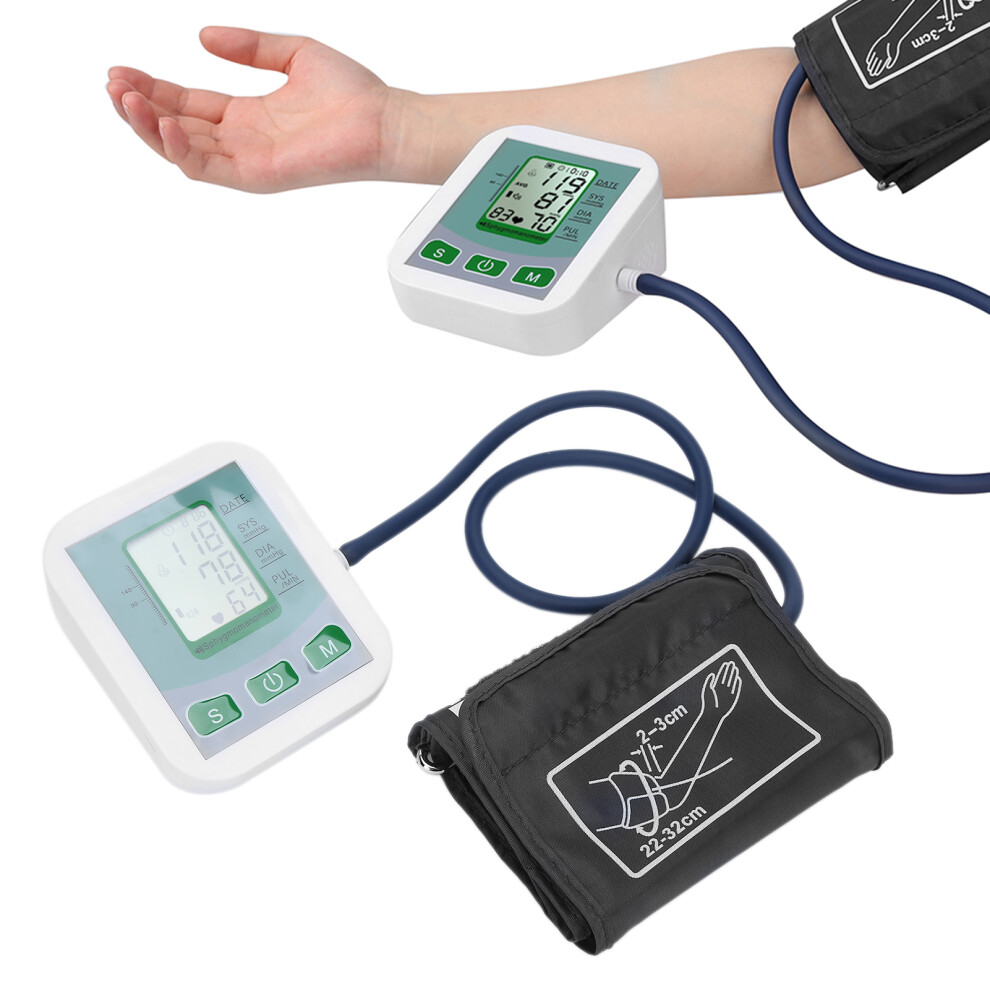 Electric Blood Pressure Monitor with LCD Display, Digital Tester