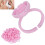 Eyelash Extensions Lash Glue Ring Holders 100pcs Pink Lash Organizer Tool 14