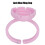 Eyelash Extensions Lash Glue Ring Holders 100pcs Pink Lash Organizer Tool 5