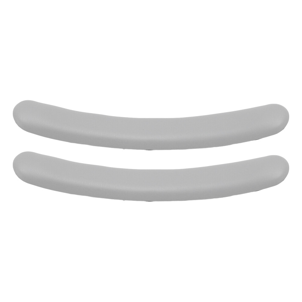 2Pcs Protein Leather Memory Foam Headband Cushions For Barracuda X Gaming Headset Gray 5061358857956