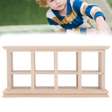 Miniatur-Kuchen-Ausstellungsdisplay – Holz-Puppenhaus-Bäckerregal 15,2 cm