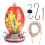 Kolibris Wasser Feeder Bunte Malerei Glas Vogel 1