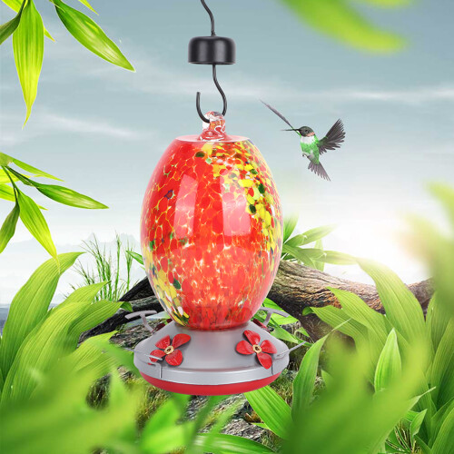 Kolibris Wasser Feeder Bunte Malerei Glas Vogel 1