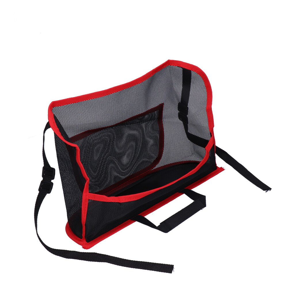 Universal Mesh Car Net Pocket Organizer For Small Vehicles Red 3611358859492