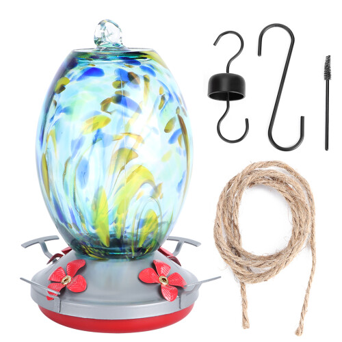 Kolibris Wasser Feeder Bunte Malerei Glas Vogel