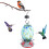 Kolibris Wasser Feeder Bunte Malerei Glas Vogel 2