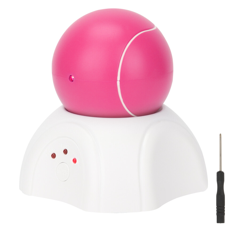 Interactive Pink Cat 360 Rotating Ball with Red LED, 6cm-image-OPC-PMSMCPF-NEW