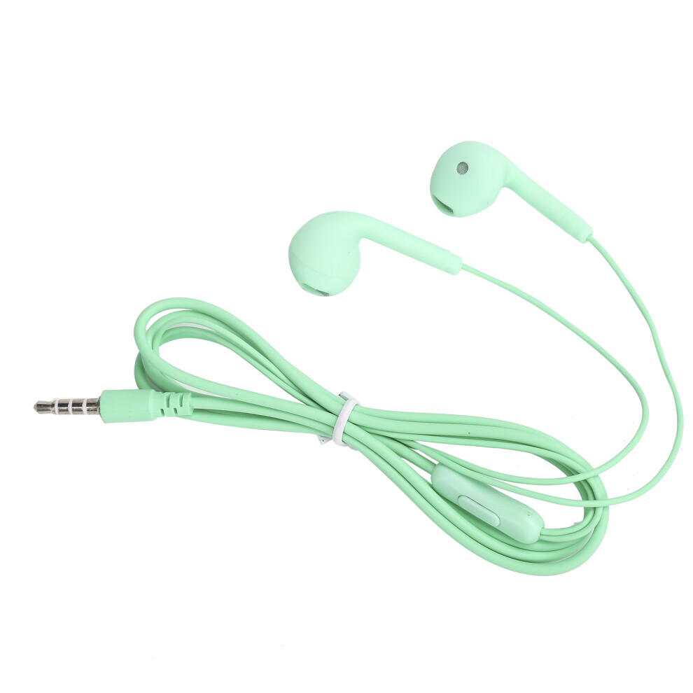 U19 Ergonomic Earphones 3.5Mm Connector Durable & Hifi Sound Green 9361358862629