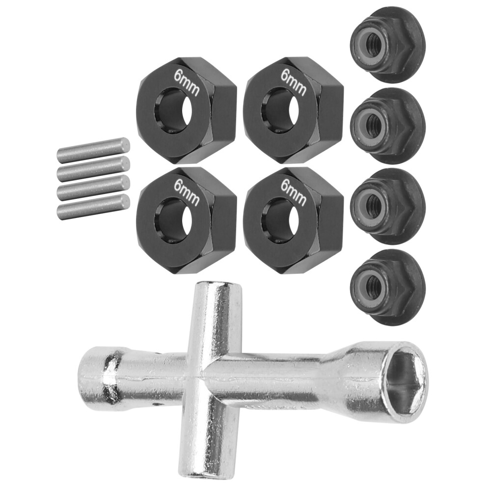 12mm Wheel Hex Hub Adapter Set for 1/10 RC Cars, Aluminum Alloy-image-OPC-PMSMDHZ-NEW