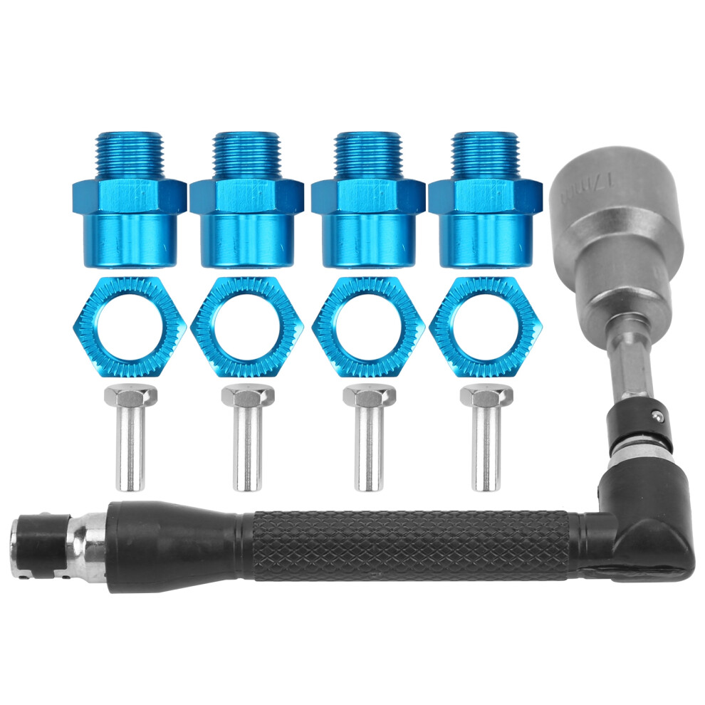 12Mm-17Mm Aluminum Rc Wheel Hex Hub Adapter Set For 1/10 & 1/8 Cars 5031358863653