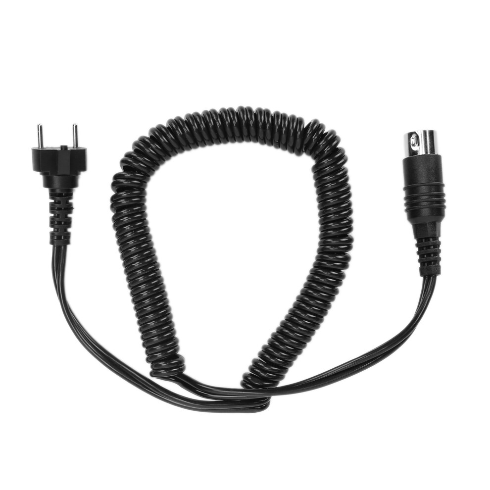 Black Nail Drill Power Cord Handpiece For Electric Manicure Equipment