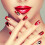 Variety Pack: 12 Sheet Self-Adhesive Lips Pattern Nail Stickers 12