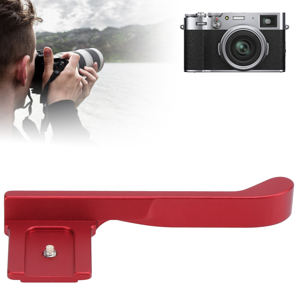 Aluminum Alloy Camera Thumbs Grip For Fuji X100v Red 7671358865554